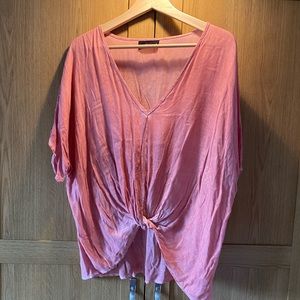 Mustard Seed Coral Blouse